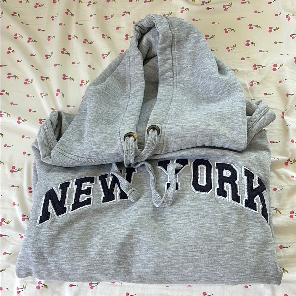 Gray New York Hoodie